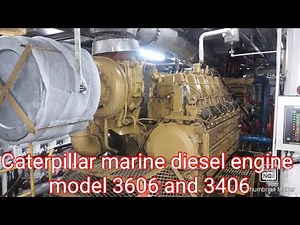 CATERPILLAR MARINE DIESEL ENGINE #CAT 3606#CAT3406.