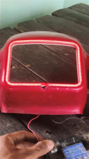 splender wom strip light #viralvideo #modified #viral #splendor #light