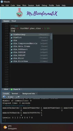 Bioinformatics Trick in R| Bioinformatics for Beginners