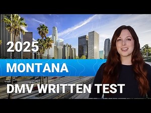 2025 Montana DMV Written Test: Practice 33 Questions to Pass on Your First Try! Test 1