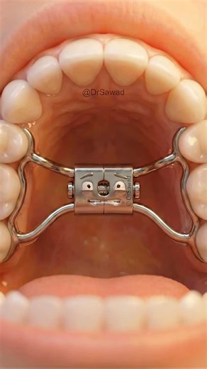 ‎Dr. Ahmed Bin Sawad | د. أحمد بن سواد‎ on Instagram‎: "مو كل تزاحم أسنان يحتاج خلع 👀 أحيانًا المشكلة تكون في عرض الفك مو في الأسنان نفسها. جهاز توسيع الفك العلوي (Hyrax): • يوسّع الفك بشكل تدريجي • يوفّر مكان للأسنان • ويسهّل خطة التقويم في بعض الحالات لكن الأهم 👇 مو كل شخص يناسبه نفس العلاج. التشخيص الصحيح هو الأساس. 📩 عندك تساؤل؟ إرسال رسالة أو فحص بسيط يوضّح لك الخيار الأنسب. —— Not all dental crowding requires extractions 👀 Sometimes the issue is the width of the upper jaw, not the teet
