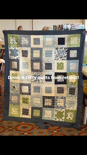 Quilts from retreat #quiltretreat #showandtell #quilting #moda | The Quilted Dragonfly