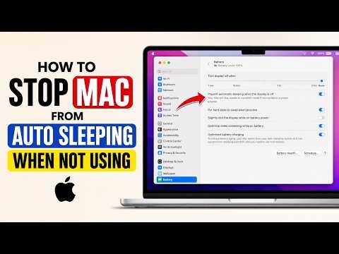 How to Stop Mac From Auto Sleeping When Not Using