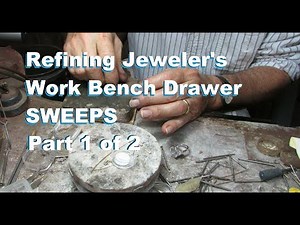 Gold Recovery Jeweler's Work Bench Drawer Sweeps Part 1of2