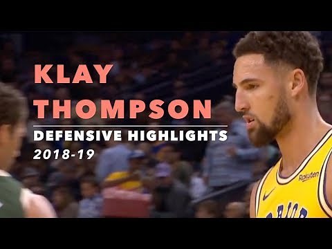 Klay Thompson Defensive Highlights | 2018-19