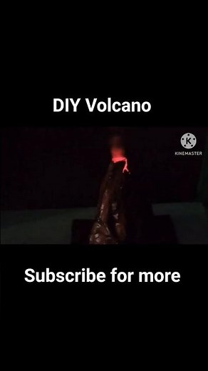 Diy Volcano 🌋 #diyprojects #volcano