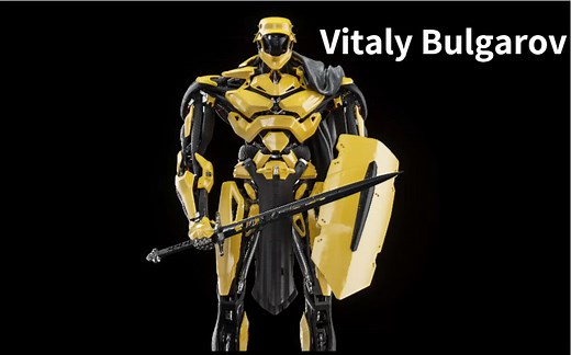 【3D建模】Vitaly Bulgarov国外大神建模全套进阶教程，小白勿进！！！(中文翻译在正课阶段)