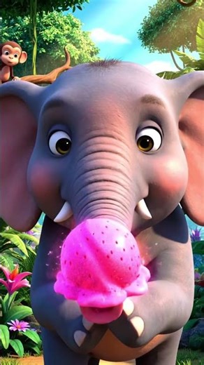 Ice Cream Color Change 🍦 | Animals Eating Ice Cream | Color Changing Animals | Funny Animal Cartoon