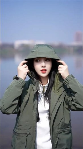 Color-Block Spliced ​​Shell Jacket—Waterproof and Windproof—Adds Stylish Layering to Any Outfit. #