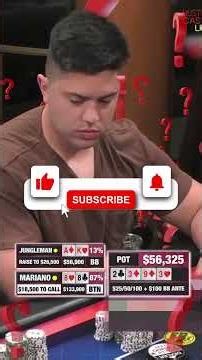 Calling Jungleman With Pocket Eights 😳