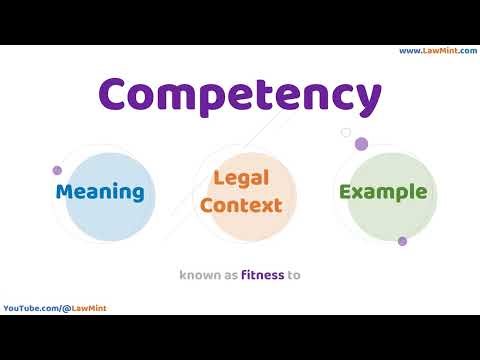 Competency Meaning Legal Context & Example Legal Terms Simplified @LawMint