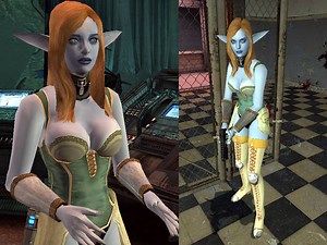 Female Dark Elf (HL2 Deathmatch model Female_04 replacement) addon