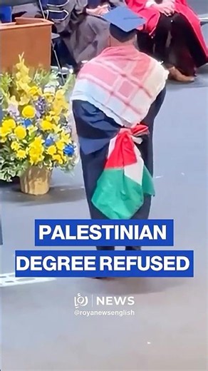 UC Berkeley holds student's diploma until Palestinian flag dropped