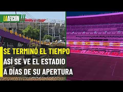 The Azteca Stadium is putting the finishing touches on preparations for the 2026 World Cup