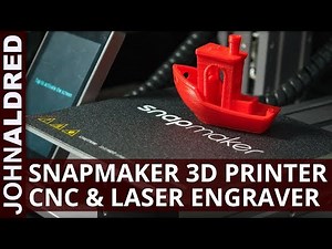 Snapmaker unboxing and first prints - 3-in-1 3D printer, CNC & laser engraver - Part 1