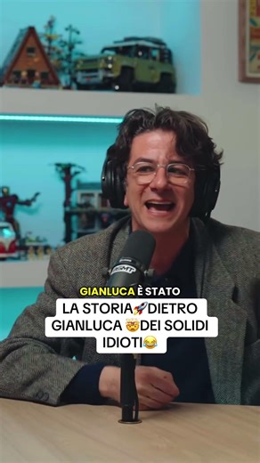 THE USUAL IDIOTS🤯: THE STORY BEHIND THE NAME GIANLUCA😂🚀 #podcast #foryou #humour