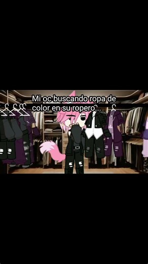 Mi oc buscando ropa de color en su armario xb #gachaclub #gachaclubtiktok #gachaclubememe #parati