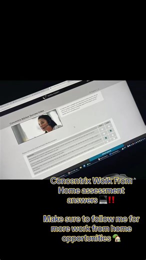 Concentrix WFH assessment answers…Go follow @wfhbarbie_ !!! Thank me later ❤️ #WFHJOBS #Assessments #workfromhome #workfromhomejobs