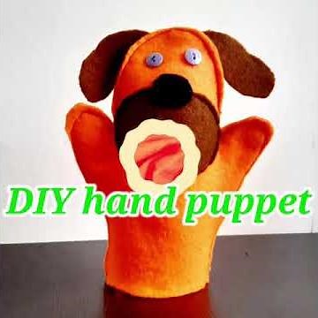 DIY Hand puppet using felt cloth|hand puppet in minutes,|kids craft|