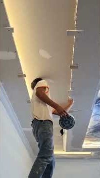 Another Genius Way to Install a simple ceiling". Instal plafon simpel.. #tips #building #cipil..
