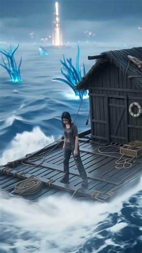 Lost at Sea Day 107 Alien - Rain and Wave Sounds & Ambient