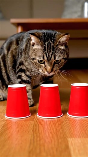 This Cat Has BETTER Focus Than You! 🐱 Shell Game Challenge