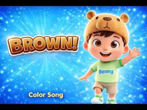 Learn Brown Color for Toddlers 🤎 | Brown Color Song for Preschool & Kindergarten Kids