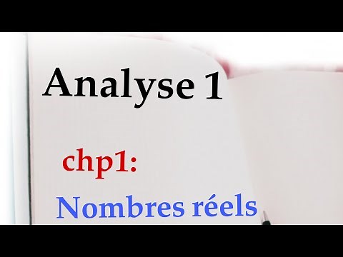 Analyse 1 | chapitre1: nombres réels