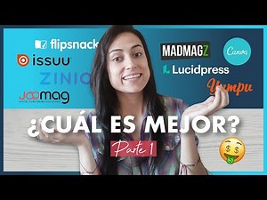Plataformas / Páginas para Hacer Revistas Digitales || Parte 1 🎯 2022