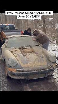 1969 Porsche First Wash in 30 YEARS!