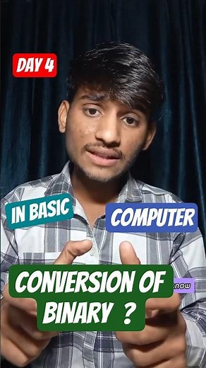 50 DAYS SERIES// DAY 4 💻 #binaryconversion #codewithharry #partsofcomputer #laptop #basiccomputer