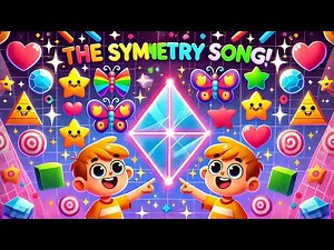 🎶 The Symmetry Song! | Fun Math Song for Kids 🔷✨ | Read It Yourself Math Songs!