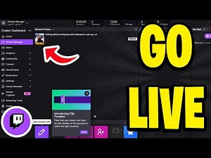 How To Go Live On Twitch