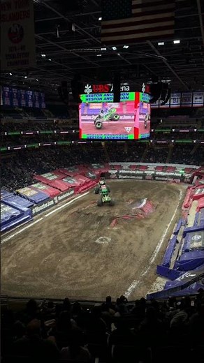 Weston Anderson’s Corkscrew Backflip SAVE! Grave Digger Belmont 2026 #monsterjam