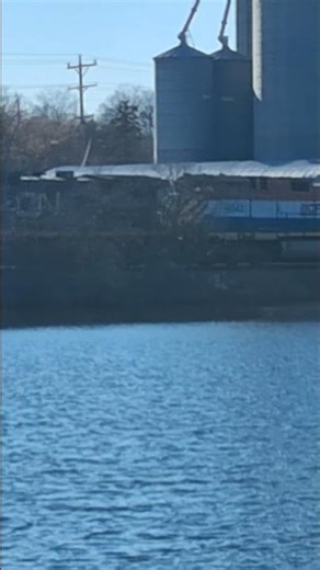BCRAIL on a southbound racks and stacks train in Burlington wisconsin #canadiannational #railroad