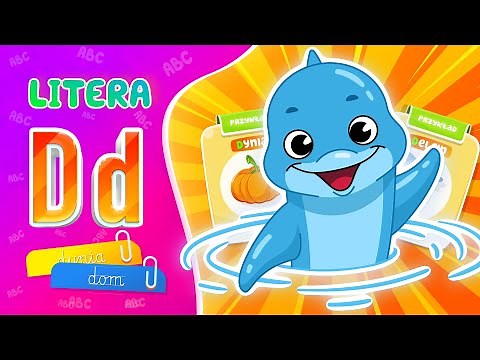 Litera D - Nauka alfabetu dla dzieci - bajka edukacyjna po polsku - LITERKI
