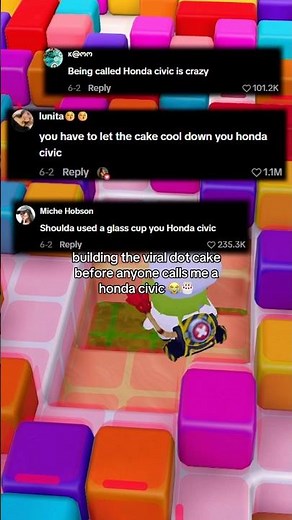 NO HONDA CIVICS HERE🤺create every dream build (or cake) in dojo islands that your heart desires🍰😎
