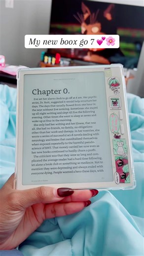 I think I have a problem 😅🐥. #kindle #boox #booxgocolor7 #ereader #fyp #viral #kindleunlimited #read #books #stickers