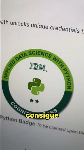 Free IBM Python Course + Certification