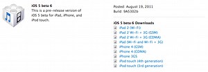 Apple seeds iOS 5 beta 6, iTunes 10.5 beta 6, Xcode 4.2 preview 6 to developers (full change log) - 9to5Mac