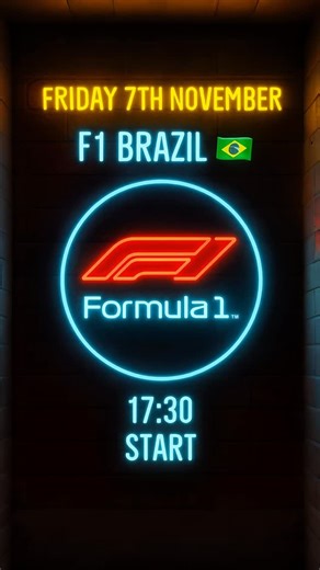 Birmingham Pool & Sports Bar on Instagram: "🏎️ F1 BRAZIL GP LIVE TONIGHT! 🇧🇷 We’re showing every lap, every overtake & every pit stop LIVE at Mr Cue’s! Grab your mates, get a pint in, and enjoy the Brazilian Grand Prix with the best local crowd 🍺 📍 Mr Cue’s Pool & Sports Bar – Sutton Coldfield, Birmingham Start: 17:30 🕠 | Doors open 4 PM #MrCuesBirmingham #F1Brazil #Formula1 #SportsBarUK #BirminghamBars"