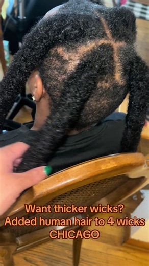 Wicks Maintenance in Chicago with Human Hair