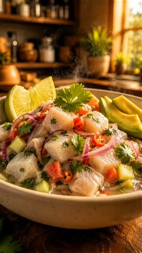 Why Everyone Loves Ceviche | Simple Seafood Recipe # #food #cooking #shorts
