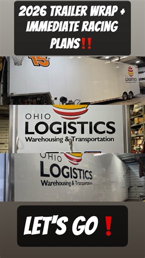 Trailer wrap update! Simple and Clean! Ready to go back down to Florida plus more WOO racing in the south! Shoutout to Banshee Graphics for getting this done for us. Bart, you are the man👊🏻 #sprintcarracing #CKR #hampshireracingengines #truckworxofohio #ohiologistics #EnglerPOWER #keizerwheels #RaceReady #brstuned #LudwigFamily #wilwooddiscbrakes #OFmachine #ti22performance #maximchassis | Creed Kemenah Racing