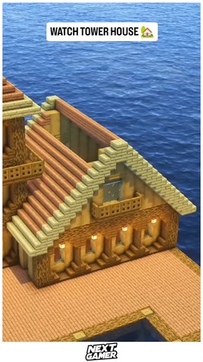 🏰 Majestic Watch Tower House With Scenic Views and Strong Survival Design 🌄✨ Build a tall, fortified home featuring layered floors, lookout balconies, warm lantern lighting, and medieval-style detailing that blends safety with style. 🔨🔥 Perfect for mountain edges, village protection, and players who love high-ground bases with character. 🌾🛡️ #WatchTowerHouse #MedievalBuild #SurvivalDesign #AestheticMinecraft #CreativeBuilds #TowerBase #InspirationCraft | NextGamer