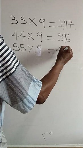 Math is easier when you know the right trick#math #multiplication