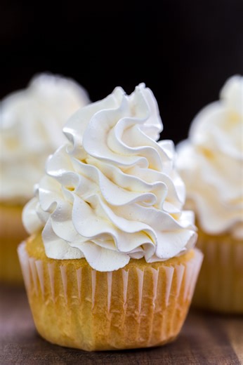 Our favorite Vanilla Buttercream Frosting! Recipe: https://natashaskitchen.com/vanilla-buttercream-frosting/ | NatashasKitchen.com
