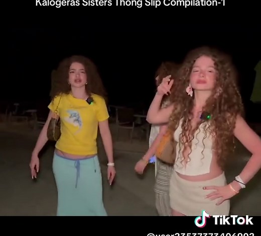 Kalogeras Sisters Thong Slip Compilation-1