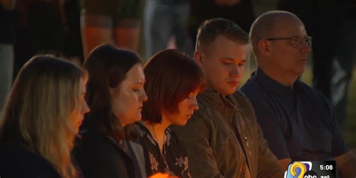 Drake University holds vigil for Sgt. Declan Coady