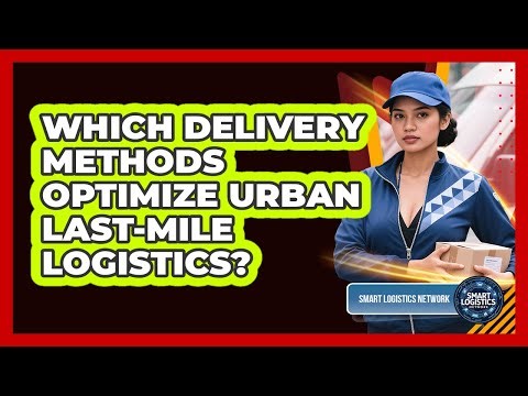 Which Delivery Methods Optimize Urban Last-Mile Logistics?